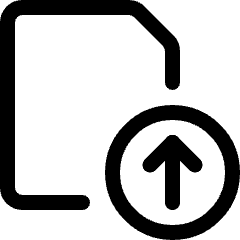 Common File Upload Icon from Ultimate Regular Set