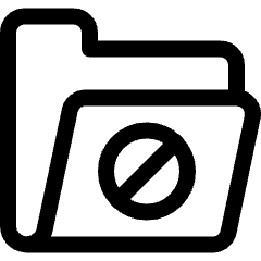 Folder Disable 1 Icon from Ultimate Regular Set