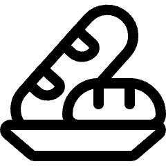 Bread Baguette Icon from Ultimate Regular Set