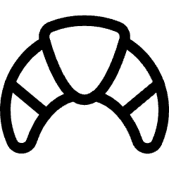 Breakfast Croissant 2 Icon from Ultimate Regular Set