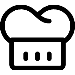 Chef Gear Hat 1 Icon from Ultimate Regular Set