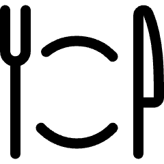 Restaurant Eating Set Icon from Ultimate Regular Set