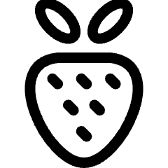 Fruit Strawberry Icon from Ultimate Regular Set