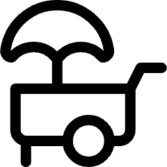 Ice Cream Stand Icon from Ultimate Regular Set