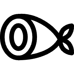 Seafood Salmon Icon from Ultimate Regular Set