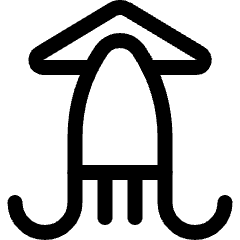 Seafood Squid Icon from Ultimate Regular Set