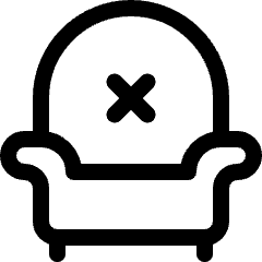 Armchair 1 Icon from Ultimate Regular Set