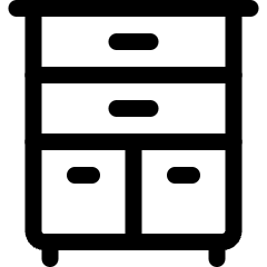 Dresser Drawers 4 Icon from Ultimate Regular Set