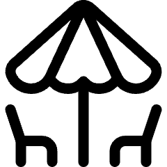 Table Restaurant Beach Icon from Ultimate Regular Set