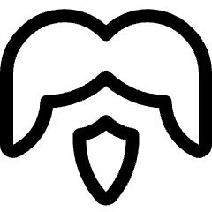 Beard Style Mustache 1 Icon from Ultimate Regular Set