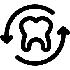 Dentistry Tooth Exchange Icon from Ultimate Regular Set