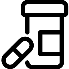 Drugs Pills Box Icon from Ultimate Regular Set