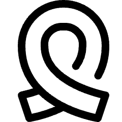 Medical Ribbon Cancer Icon from Ultimate Regular Set