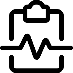 Monitor Heart Notes Icon from Ultimate Regular Set