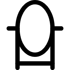 Bathroom Mirror Icon from Ultimate Regular Set