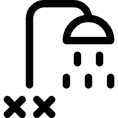 Bathroom Shower 2 Icon from Ultimate Regular Set