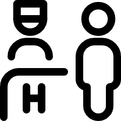 Reception Hotel Icon from Ultimate Regular Set