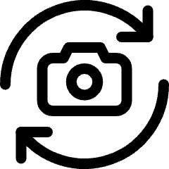 Camera Settings Flip 1 Icon from Ultimate Regular Set
