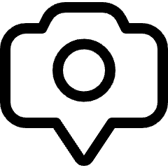 Camera Settings Pin Icon from Ultimate Regular Set