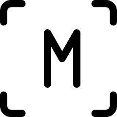 Focus M Icon from Ultimate Regular Set
