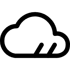 Light Mode Cloudy Icon from Ultimate Regular Set