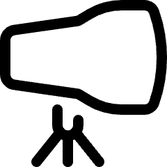 Photography Equipment Light 3 Icon from Ultimate Regular Set