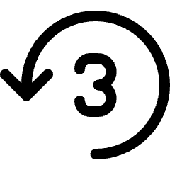 Timer 3 Icon from Ultimate Regular Set