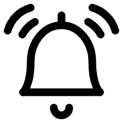 Alarm Bell Ring Icon from Ultimate Regular Set