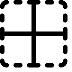 Cell Border Horizontal Vertical Icon from Ultimate Regular Set
