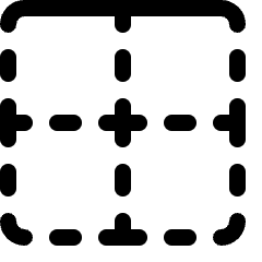 Cell Border Top Icon from Ultimate Regular Set