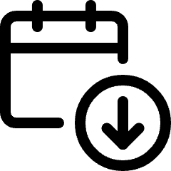 Calendar Download Icon from Ultimate Regular Set