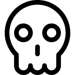 Skull 1 Icon from Ultimate Regular Set