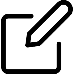 Pencil Write 2 Icon from Ultimate Regular Set