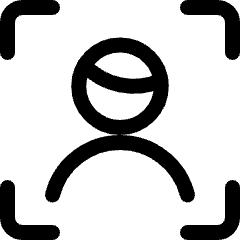 Face Id 5 Icon from Ultimate Regular Set