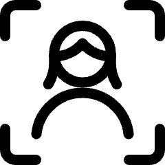 Face Id 6 Icon from Ultimate Regular Set