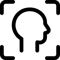 Face Id 7 Icon from Ultimate Regular Set