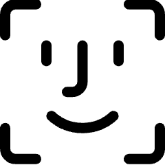 Face Id Icon from Ultimate Regular Set