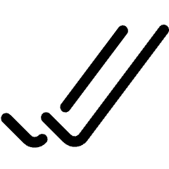 Check Double 1 Icon from Ultimate Regular Set