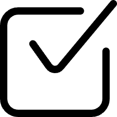 Check Square Icon from Ultimate Regular Set
