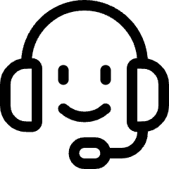 Headphones Customer Support Human Icon from Ultimate Regular Set