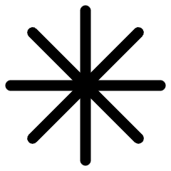 Keyboard Asterisk Icon from Ultimate Regular Set