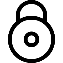 Lock 5 Icon from Ultimate Regular Set