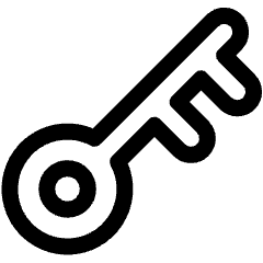 Login Key 1 Icon from Ultimate Regular Set