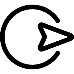 Cursor Move Right Icon from Ultimate Regular Set