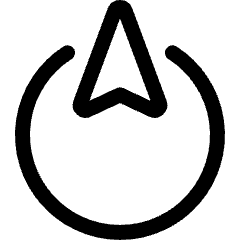Cursor Move Up Icon from Ultimate Regular Set