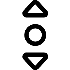 Scroll Vertical 1 Icon from Ultimate Regular Set