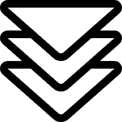 Navigation Arrows Down Icon from Ultimate Regular Set