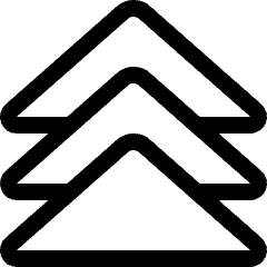 Navigation Arrows Up Icon from Ultimate Regular Set