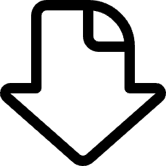 Navigation Down Icon from Ultimate Regular Set