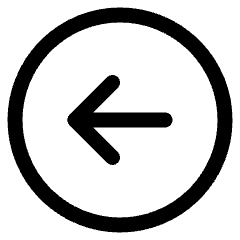 Navigation Left Circle 1 Icon from Ultimate Regular Set
